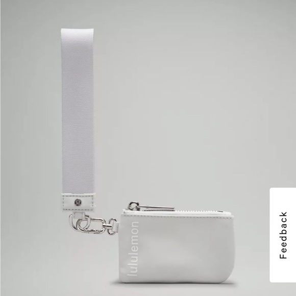 NWT Lululemon Athletica Dual Pouch Wristlet in Vapor/White ✨ASIA EXCLUSIVE ✨ - Picture 4 of 5